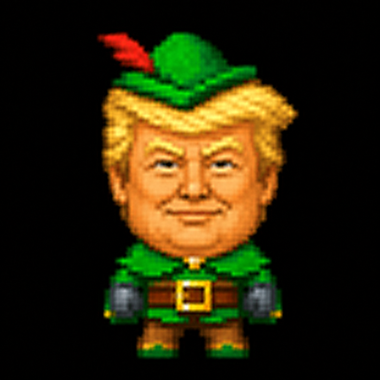 Pixel Robin Trump