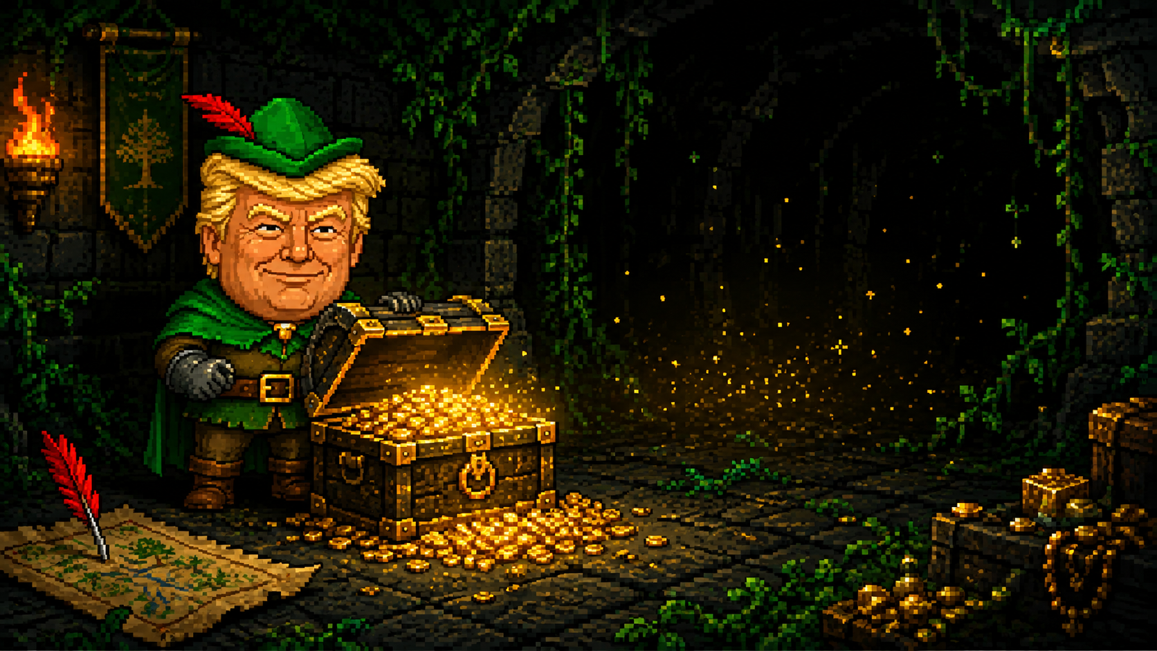 TROBIN's secret treasure vault